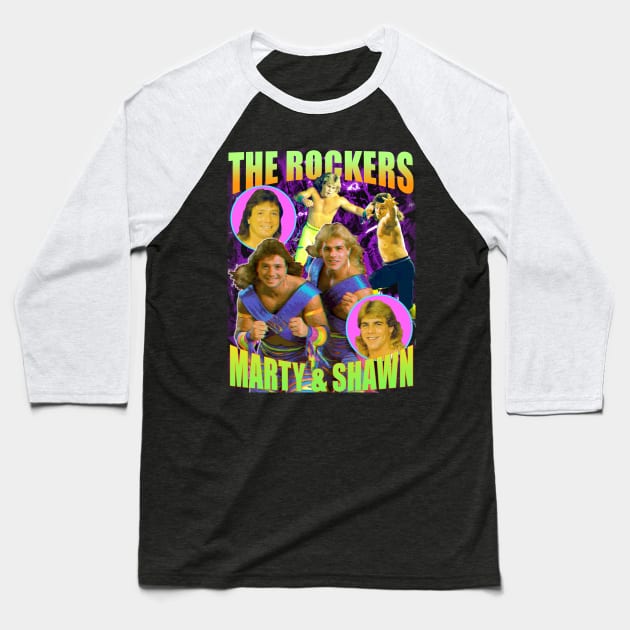 the Rockers Bootleg Baseball T-Shirt by RetroVania